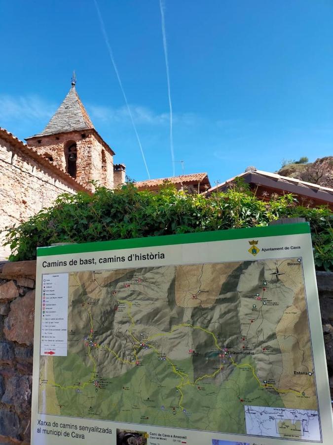 Villa Cal Ferrer Habitatge Rural Cava Exterior foto